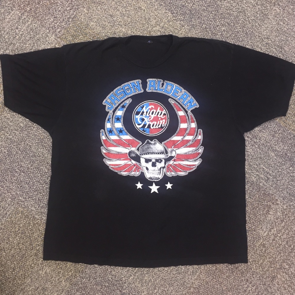 MENS JASON ALDEAN BURN IT DOWN TOUR TEE